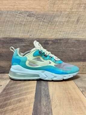 Nike Air Max 270 React Hyper Jade Volt Athletic Running Sneakers Size 12 Men